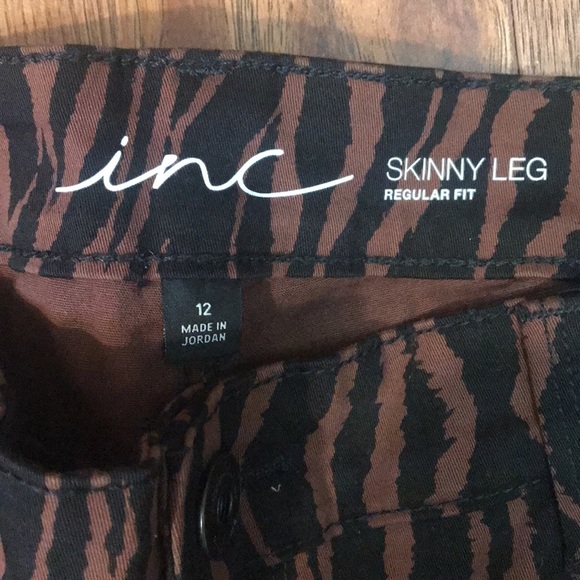 Inc international concepts animal print skinny regular fit jeans. Brand new - Picture 2 of 5
